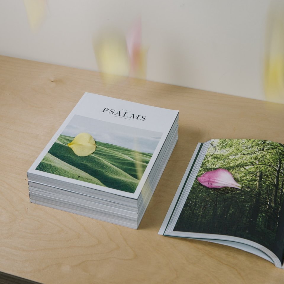 Buch der Psalmen mit Blume Puzzlespiel online