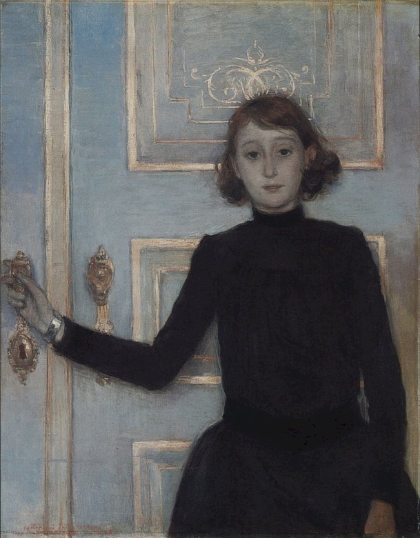 Портрет на Маргьорит ван Монс (1886) онлайн пъзел