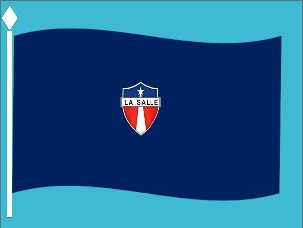 La Salle flagga pussel på nätet
