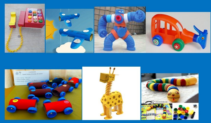 Recyklované hračky skládačky online