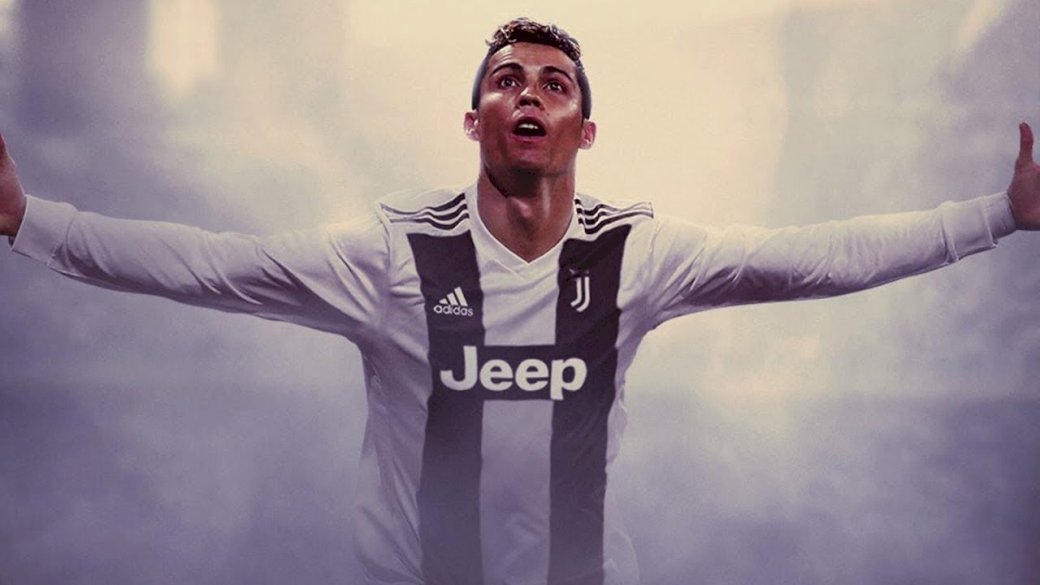Cristiano Ronaldo in de kleuren van Juventus F.C. online puzzel