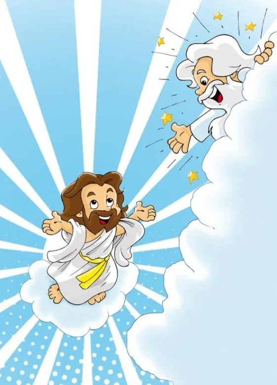 Jezus steeg op naar de hemel online puzzel