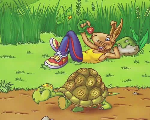 THE TORTOISE AND THE HARE jigsaw puzzle online