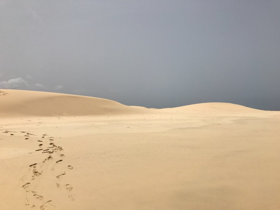 Невероятные песчаные дюны мыса онлайн-пазл