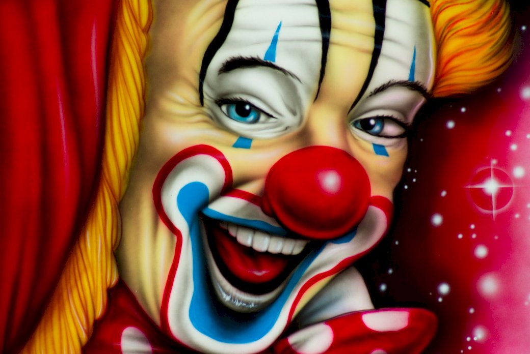 Цирков клоун онлайн пъзел