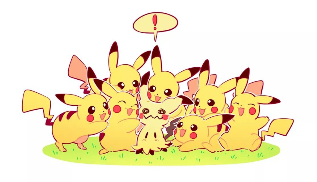 Pikachu και mimikyu online παζλ