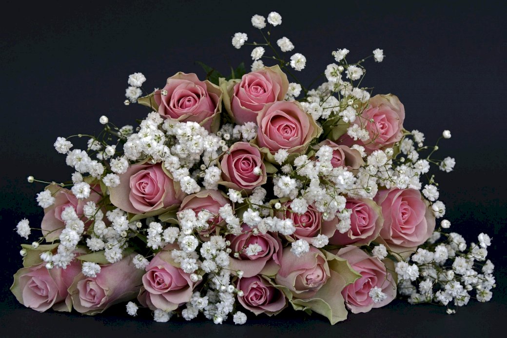 svatební kytice skládačky online