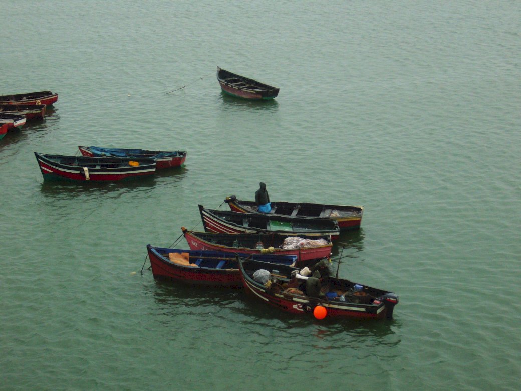 Пристанище за риболов онлайн пъзел