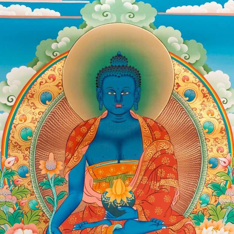 Bouddha de médecine puzzle en ligne
