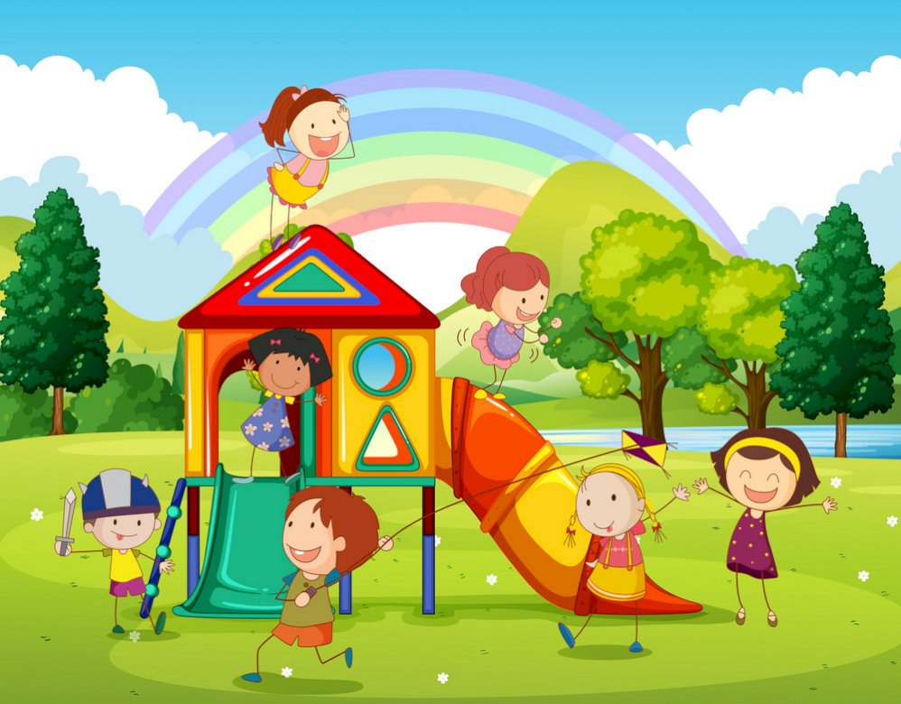 Plac Zabaw z Dziećmi Online-Puzzle