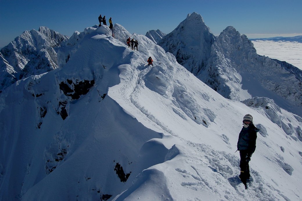 Rysy den högsta toppen av de polska Tatrabergen pussel på nätet