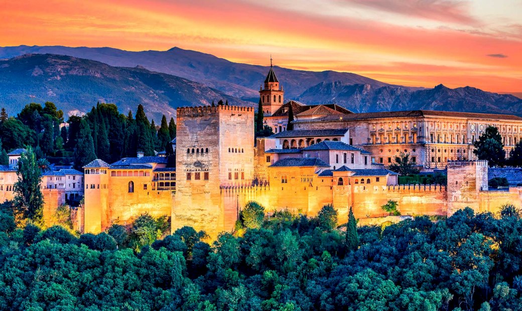 Granada La  Alhambra (olé) rompecabezas en línea