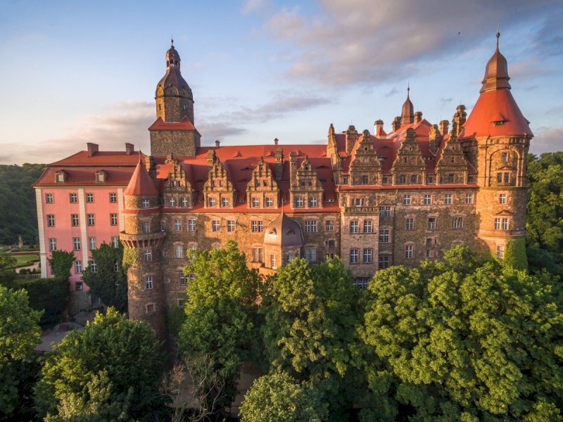 Książ Schloss Puzzlespiel online