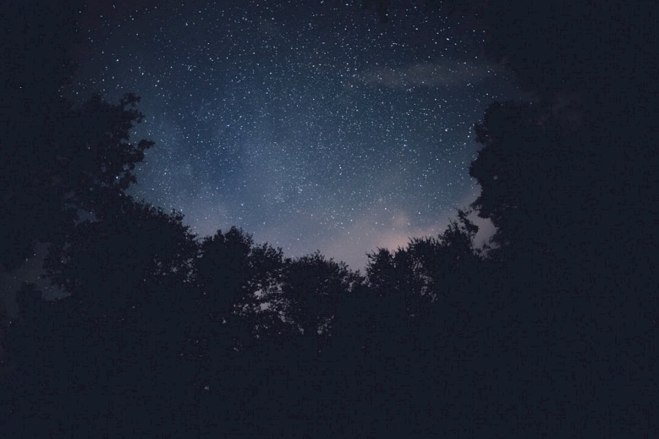 Appalachian нощно небе, от онлайн пъзел