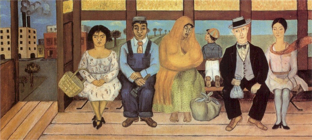 Frida Kahlo - Το λεωφορείο παζλ online