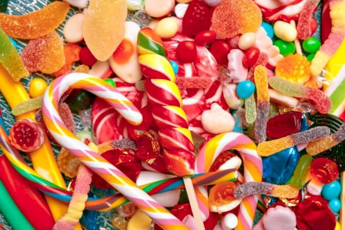 Süßigkeiten und Bonbons guter Mütter Puzzlespiel online