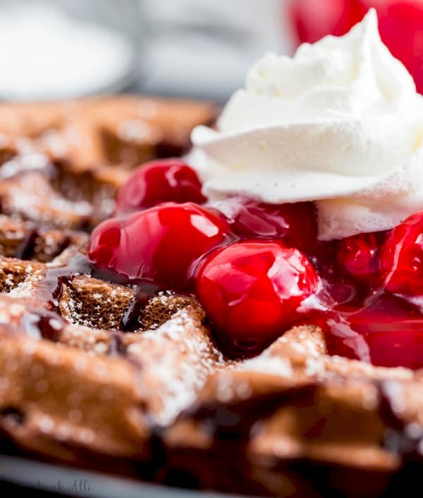 Black Forest Cake Waffles jigsaw puzzle online