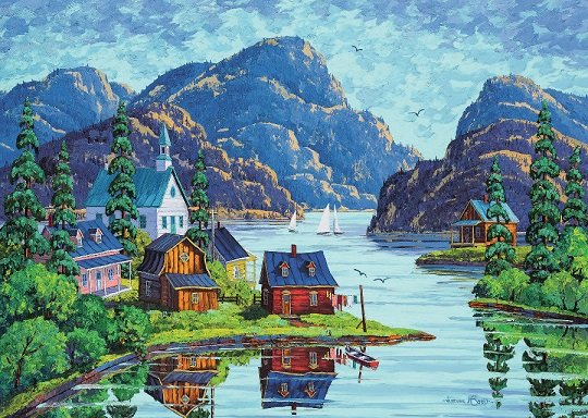 Painted Canada. online puzzle