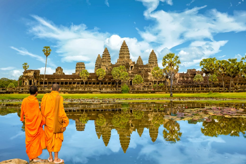 Храмът на д'Ангкор онлайн пъзел