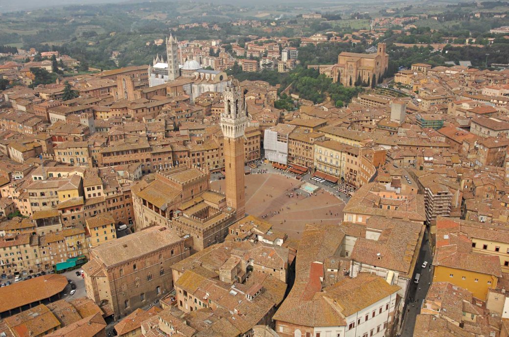 Historisch centrum van Siena legpuzzel online