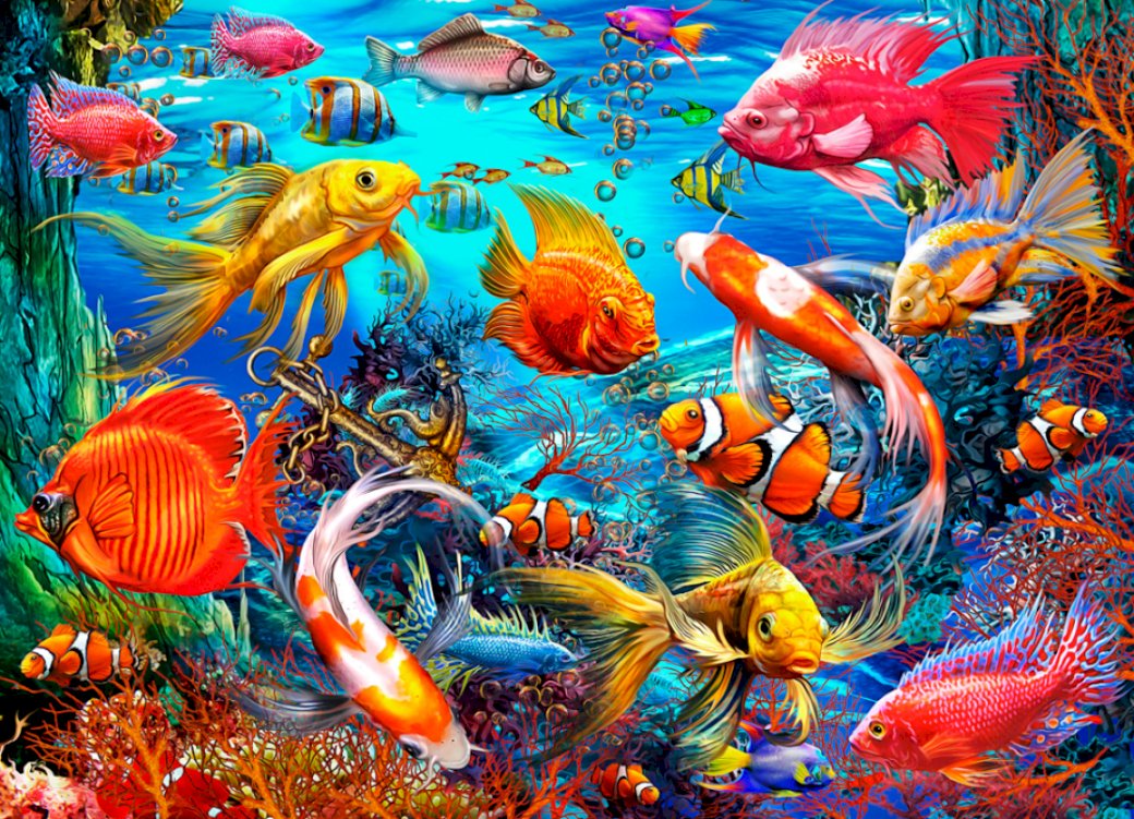 Pesce tropicale puzzle online