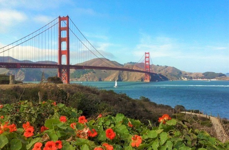 Γέφυρα Golden Gate, Σαν Φρανσίσκο online παζλ