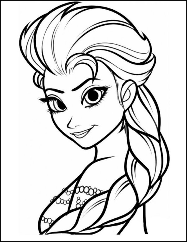 Elsa para colorear rompecabezas en línea