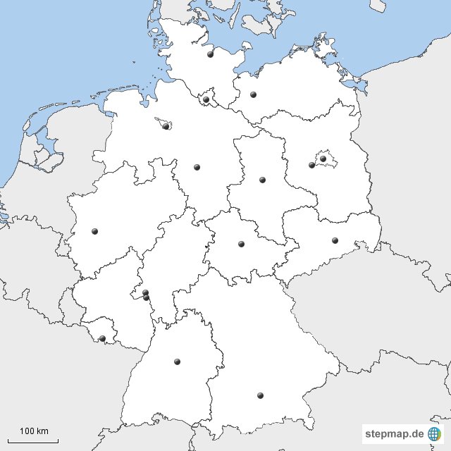 German federal states online puzzle