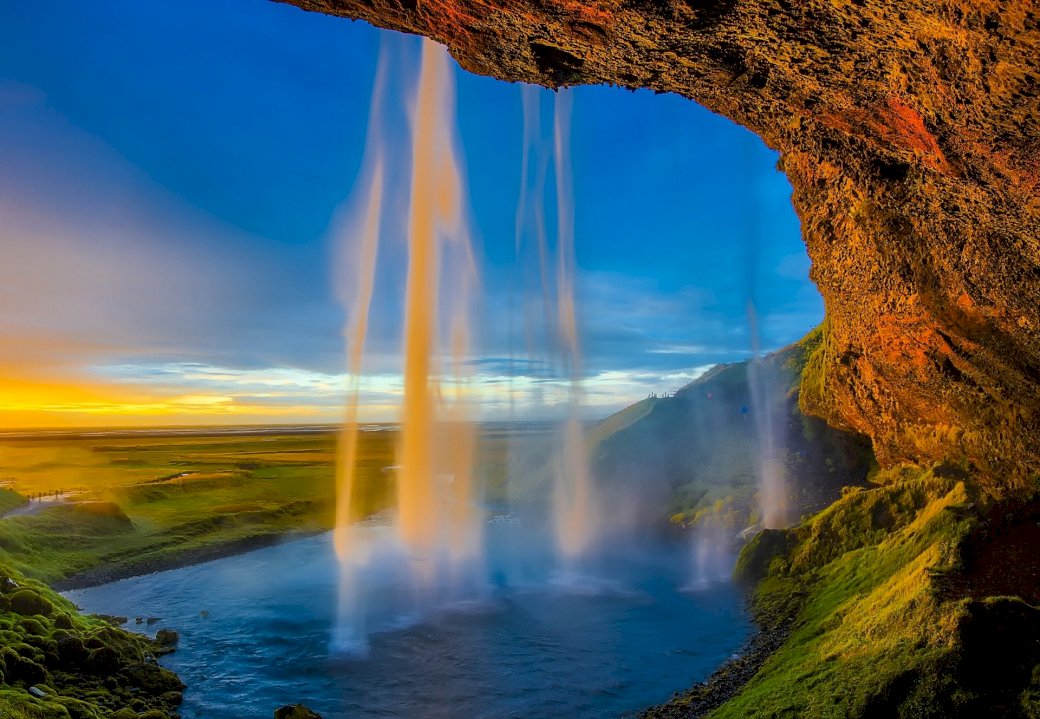 Панорама-Исландия онлайн пъзел