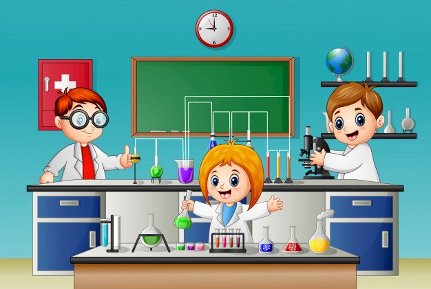 Biologie en chemielaboratorium online puzzel