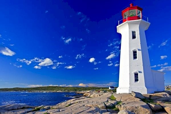 Peggy Cove Lighthouse Nova Scotia Canada puzzle online