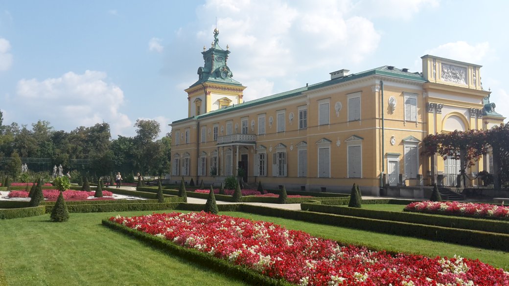 Palacio en Wilanów rompecabezas en línea