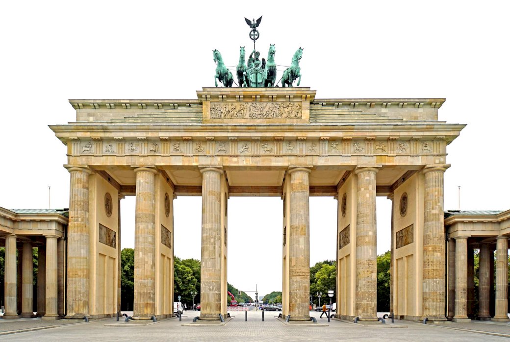 Βερολίνο - Πύλη του Βρανδεμβούργου online παζλ