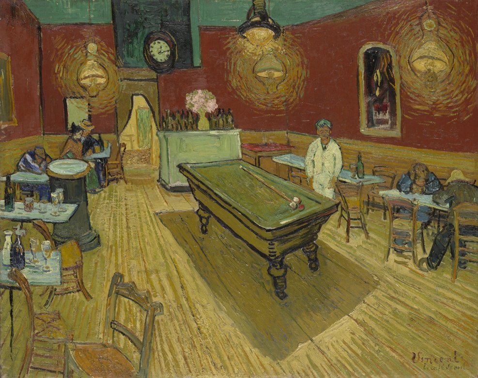van Gogh - Az éjszakai kávézó online puzzle