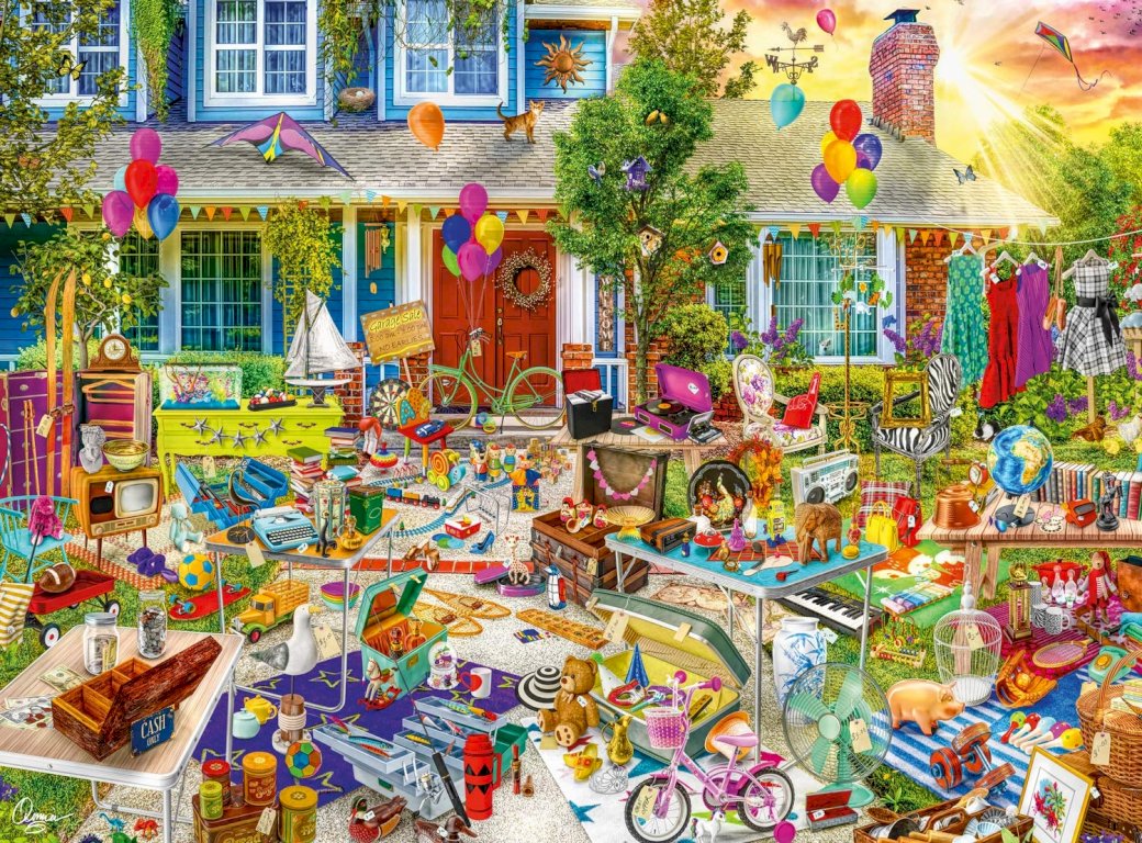 Yard sale jigsaw puzzle online
