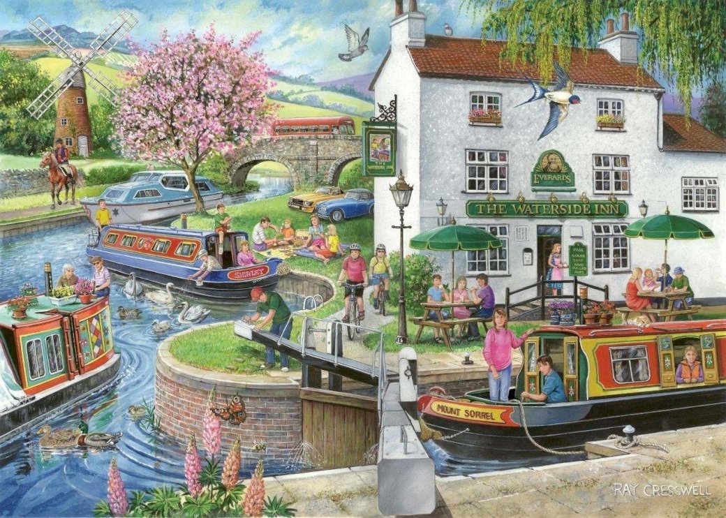 Pe canal jigsaw puzzle online