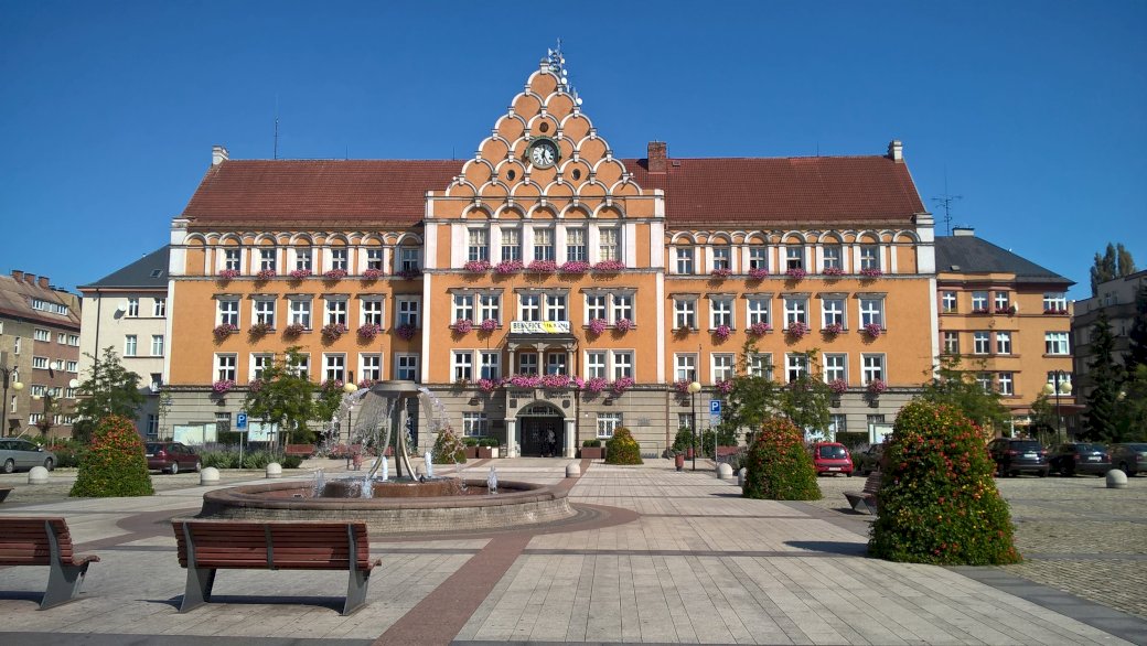 市庁舎-チェコのチェシン ジグソーパズルオンライン