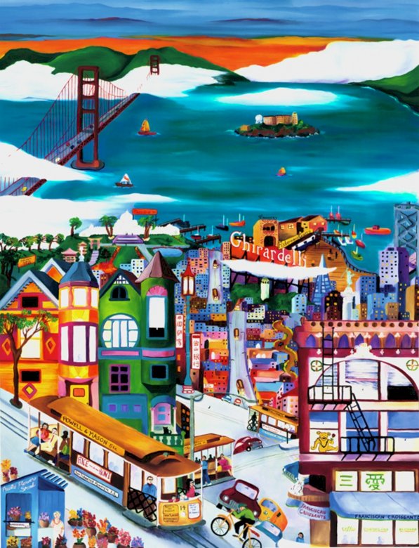 Dealurile San Francisco puzzle online