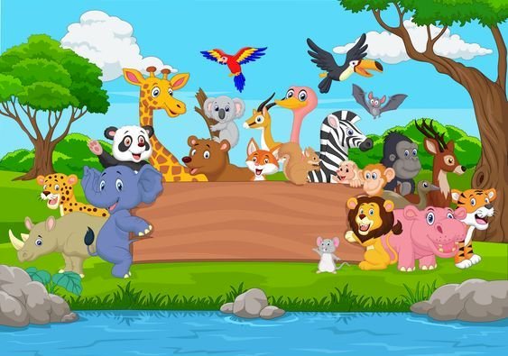 animais exóticos, jardim zoológico puzzle online