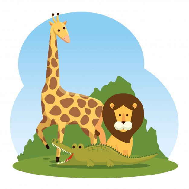 Zwierzęta na safari online puzzle
