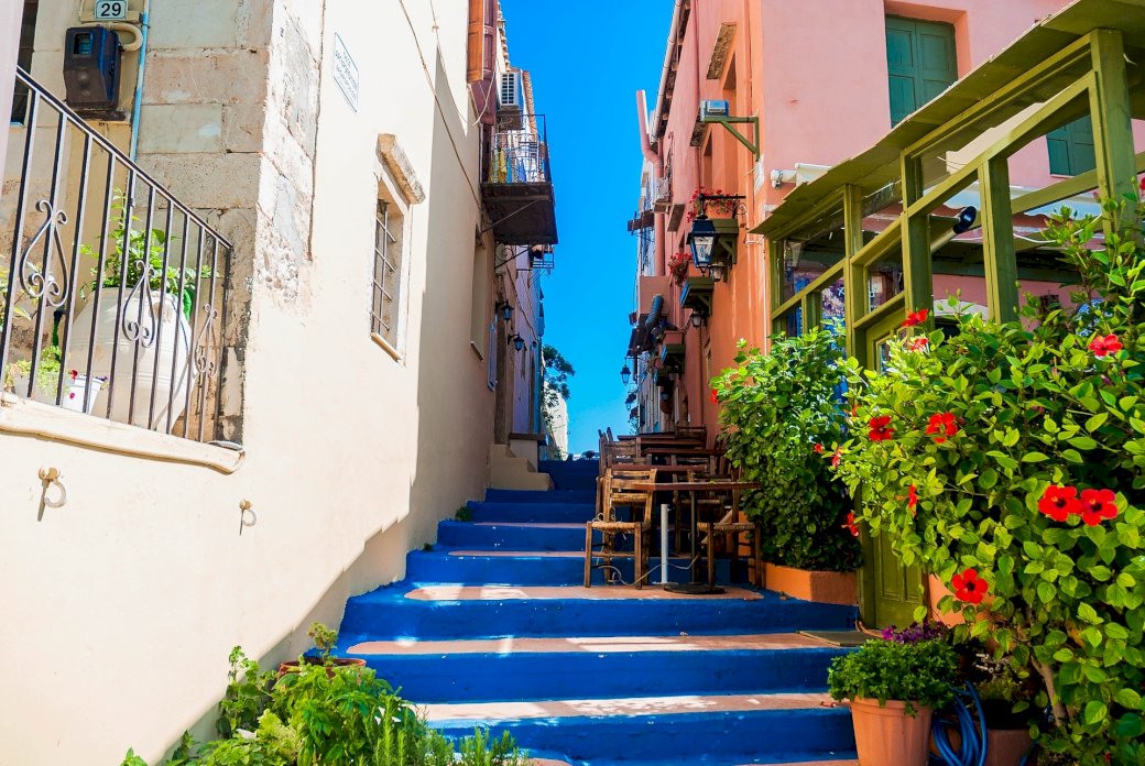 Řecká ulice skládačky online