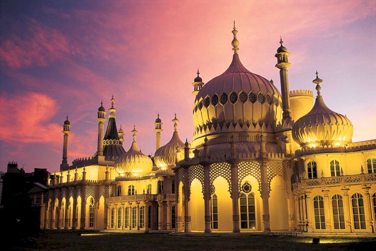 Brighton, königlicher Pavillon, Architektur Online-Puzzle