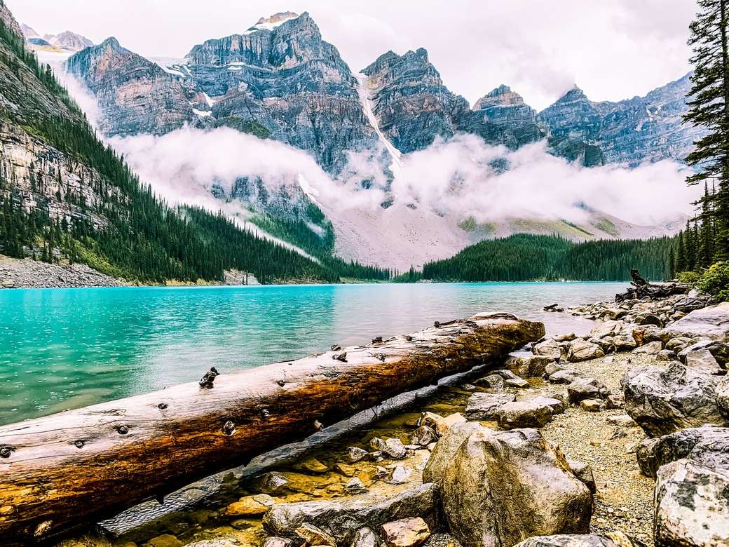 Jezero v Kanadě, Moraine skládačky online