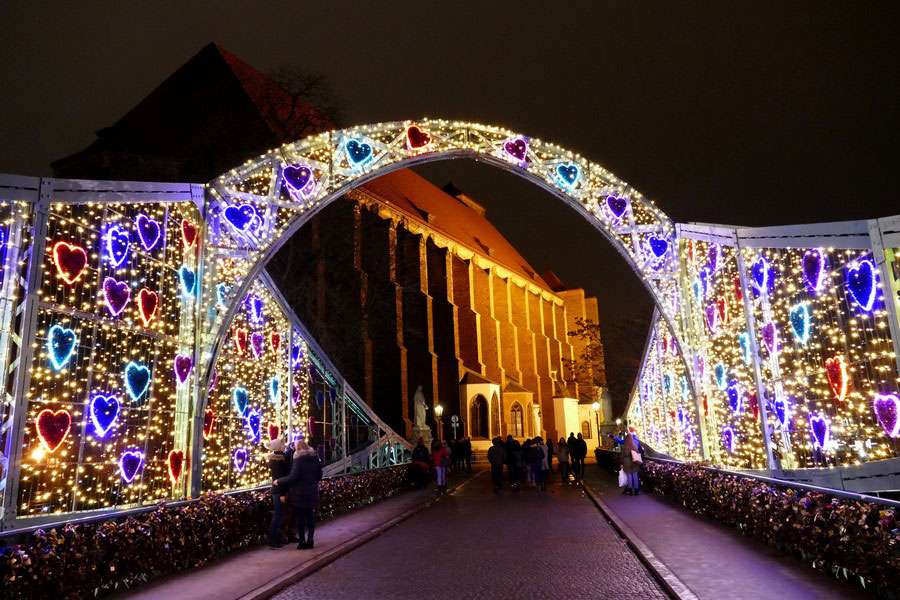 Ponte de Wroclaw Tumski quebra-cabeças online