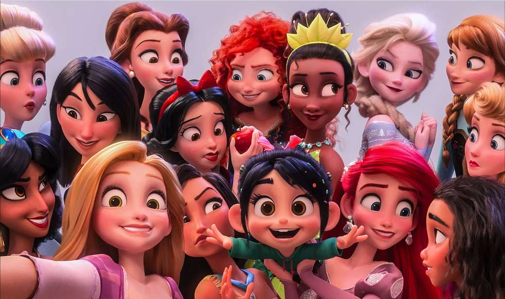 Disney princezny skládačky online