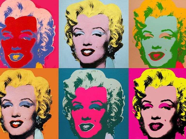 Andy Warhol, marilyn rompecabezas en línea