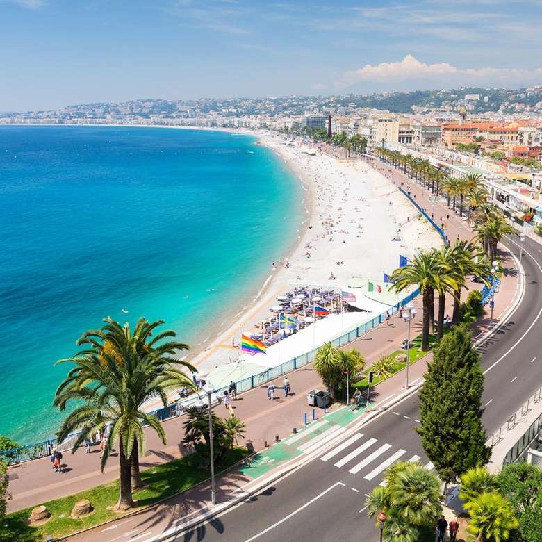 Maravillosas playas en Cann-Francia rompecabezas en línea