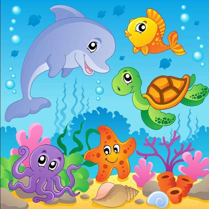 How many friends in the sea! jigsaw puzzle online