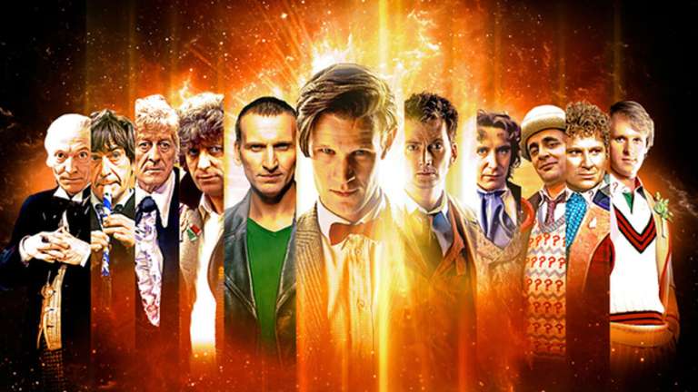 50e verjaardag Doctor Who online puzzel