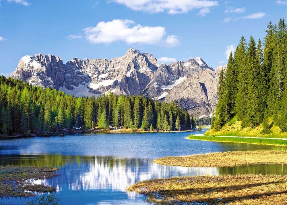 CASTOR - LAKE IN ALPS online puzzle
